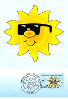 Carte Maximum - FRANCE - COR12850 - 13/05/1999 - Soleil- Bonnes Vacances  - Cachet Paris - 1990-1999