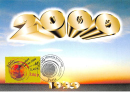 Carte Maximum - FRANCE - COR12873 - 05/07/1999 - Célébration De L'an 2000 - Cachet Paris - 1990-1999