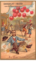 Chromos - COR13898 - Chocolat Ibled - Garçons - Homme - Pétards - Ballons - 10x6 Cm Environ - En L'état - Ibled