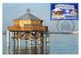 Carte Maximum - FRANCE - COR12948 - 10/06/2000 - Le Phare Du Bout Du Monde -  Cachet La Rochelle - 2000-2009