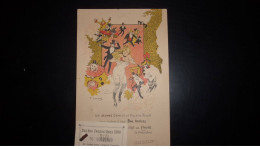 INVITATION - MOI10000 - BAL DES JEUNES GENS DE TOULON 1898 AU CASINO.ILLUSTRATEUR BERNARDI. - Programmes