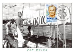 Carte Maximum - FRANCE - COR12960 - 16/09/2000 - Eric Tabarly - Pen Duick -  Cachet La Trinité-sur-mer - 2000-2009