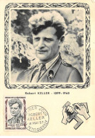 Carte Maximum - FRANCE - COR12595 - 18/05/1957 - Robert Keller - Cachet Le Petit-Quevilly - - 1950-1959