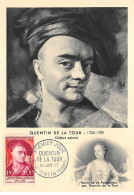 Carte Maximum - FRANCE - COR12610 - 15/06/1957 - Quentin De La Tour - Cachet St Quentin - - 1950-1959