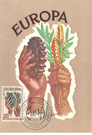 Carte Maximum - FRANCE - COR12626 - 16/09/1957 - Europa - Exposition Philatélique - Cachet Paris - - 1950-1959