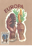 Carte Maximum - FRANCE - COR12628 - 16/09/1957 - Europa - Conseil De L'Europe - Cachet Strasbourg - - 1950-1959