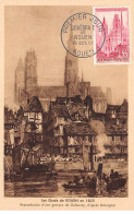 Carte Maximum - FRANCE - COR12633 - 19/10/1957 - Les Quais De Rouen - Cachet Rouen - - 1950-1959