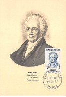 Carte Maximum - FRANCE - COR12650 - 09/11/1957 - Goethe - Cachet Paris - - 1950-1959