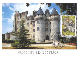 Carte Maximum - FRANCE - COR13007 - 28/04/2001 - Nogent-Le-Rotrou - Cachet Nogent-Le-Rotrou - 2000-2009