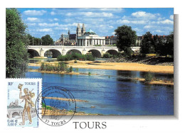 Carte Maximum - FRANCE - COR13021 - 01/06/2001 - Tours - Cachet Tours - 2000-2009