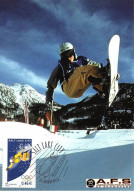 Carte Maximum - FRANCE - COR13073 - 26/01/2002 - Half-Pipe - Cachet Albertville - 2000-2009