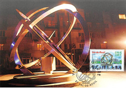 Carte Maximum - FRANCE - COR13046 - 29/09/2001 - Astrolabe Du Val De Reuil  - Cachet Val De Reuil - 2000-2009