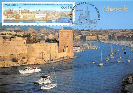 Carte Maximum - FRANCE - COR13102 - 17/05/2002 - L'entrée Du Vieux-Port - Cachet Marseille - 2000-2009