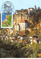 Carte Maximum - FRANCE - COR13106 - 25/05/2002 - Rocamadour - Cachet Rocamadour - 2000-2009