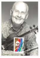 Carte Maximum - FRANCE - COR13124 - 13/07/2002 - Stéphane Grappelli - Cachet Juan-les-Pins - 2000-2009