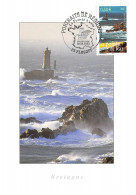 Carte Maximum - FRANCE - COR13182 - 20/09/2003 - La Pointe Du Raz - Cachet Plogoff - 2000-2009