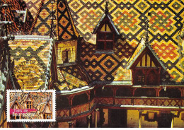 Carte Maximum - FRANCE - COR13181 - 20/09/2003 - Les Toits Des Hospices De Beaune - Cachet Dijon - 2000-2009