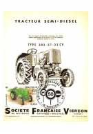 Carte Maximum - FRANCE - COR13195 - 24/10/2003 - Utilitaires & Grandes échelles - Tracteur  - Cachet Vierzon - 2000-2009