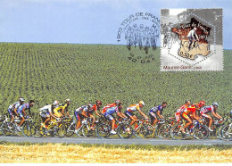 Carte Maximum - FRANCE - COR13272 - 24/07/2003 - Le Tour De France 2003 - 17eme étape - Cachet Dax - 2000-2009