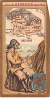 CHROMOS.AM23157.6x11 Cm Env.Chocolat Grondard.Carte Région Bretagne.Côtes Du Nord - Otros & Sin Clasificación