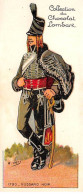 CHROMOS.AM22817.Chocolat Lombart.5x12 Cm Env.Gloires Et Costumes Militaires 1790-1814.N°23.Hussard Noir - Lombart