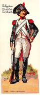 CHROMOS.AM22814.Chocolat Lombart.5x12 Cm Env.Gloires Et Costumes Militaires 1790-1814.N°20.Demi-Brigade - Lombart