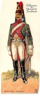 CHROMOS.AM22807.Chocolat Lombart.5x12 Cm Env.Gloires Et Costumes Militaires 1790-1814.N°8.Dragon - Lombart