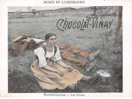 CHROMOS.AM22772.Chocolat Vinay.9x12 Cm Env.Musée Du Luxembourg.Bastien-Lapage.Les Foins - Sonstige & Ohne Zuordnung