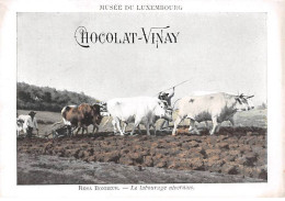 CHROMOS.AM22759.Chocolat Vinay.9x12 Cm Env.Musée Du Luxembourg.Rosa Bonheur.Le Labourage Nivernais - Andere & Zonder Classificatie