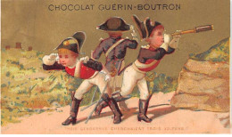 Chromos - COR13872 - Chocolat Guérin-Boutron - Gendarmes - Colline - 10x6 Cm Environ - En L'état - Guerin Boutron