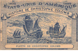 Chromos - COR14676 - Flotte De Christophe Colomb - Bateaux - 9x6 Cm Environ - En L'état - Otros & Sin Clasificación