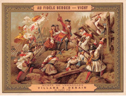 Chromos - COR14842 - Au Fidèle Berger - VILLARS A DENAIN - Soldats - 14x10 Cm Environ - Autres & Non Classés