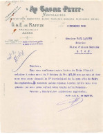 Facture.AM20802.Algérie.Alger.1931.G & E De Raffin.Au Gagne Petit.Bonneterie.Blanc.Teinture.Mercerie.Parfumerie.Modes - Other & Unclassified