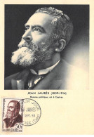 Carte Maximum - FRANCE - COR12755 - 12/09/1959 - Jean Jaurès - Cachet Castres - 1950-1959