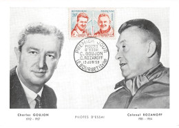 Carte Maximum - FRANCE - COR12750 - 13/06/1959 - Charles Goujon - Colonel Rozanoff - Cachet Le Bourget - 1950-1959