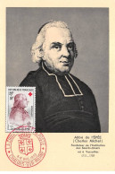 Carte Maximum - FRANCE - COR12766 - 5-6/12/1959 - Abbé De L'épée - Cachet Châlons-sur-Marne - 1950-1959