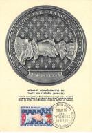Carte Maximum - FRANCE - COR12763 - 24/10/1959 - Médaille Commémorative Du Traité Des Pyrénées - Cachet Behobie - 1950-1959