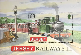 Jersey 2009 Railways Locomotives Minisheet MNH - Jersey