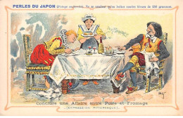 CHROMOS.AM23677.7x10 Cm Env.Perle Du Japon.Potage.A Chapu.Expression Pittoresque.Conclure Une Affaire Entre Poire.... - Sonstige & Ohne Zuordnung