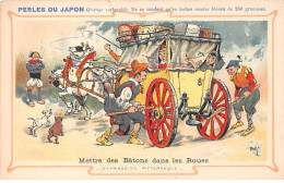 CHROMOS.AM23670.7x10 Cm Env.Perle Du Japon.Potage.A Chapu.Expression Pittoresque.Mettre Des Bâtons Dans Les Roues - Andere & Zonder Classificatie