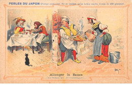 CHROMOS.AM23666.7x10 Cm Env.Perle Du Japon.Potage.A Chapu.Expression Pittoresque.Allonger La Sauce - Andere & Zonder Classificatie