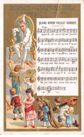 CHROMOS.AM23655.7x10 Cm Env.Perle Du Japon.Potage.A Chapu.Partition.Quand Biron Voulut Danser - Sonstige & Ohne Zuordnung