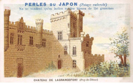 CHROMOS.AM23553.7x11 Cm Env.Perle Du Japon.Potage.A Chapu.Chateau De Lagrangefort (Puy De Dôme) - Altri & Non Classificati