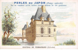 CHROMOS.AM23550.7x11 Cm Env.Perle Du Japon.Potage.A Chapu.Chateau De Fervacques (Calvados) - Other & Unclassified