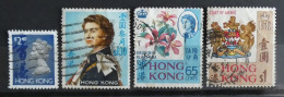 Lot De 4 Timbres Hong Kong - Other & Unclassified