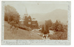 LIEU DIT "SCHIMMELECK" / COMMUNE De MASEVAUX / MASMÜNSTER (68) - CARTE PHOTO Du CASTEL / CHATEAU / MANOIR  / VILLA - Autres & Non Classés