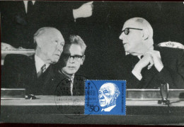 X0335 Germany, Maximum 1968 Konrad Adenauer, Bundeskanzler (with De Gaulle) - Altri & Non Classificati