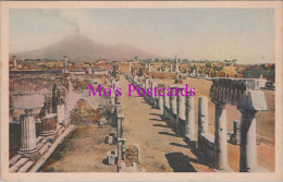Italy Postcard - Pompei, Central View Of The Forum   DZ327 - Pompei