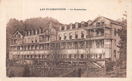 24-5843 : LAY-SAINT-CHRISTOPHE. SANATORIUM - Autres & Non Classés