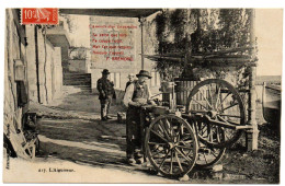 L'AIGUISEUR-REMOULEUR DU LAVANDOU EN 1909. TRES GROS PLAN  GROSSE COTE NEUDIN 1997. - Le Lavandou